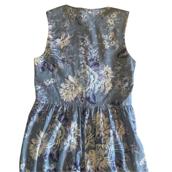 Laura Ashley Vintage Floral Cotton Jumpsuit - Picture 8 of 12